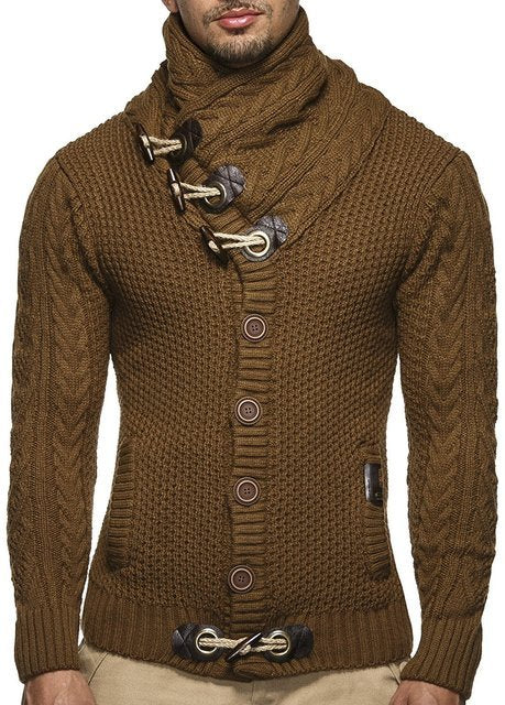 Mens Wool Cardigan