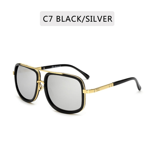 Big Frame Men Square Sunglasses