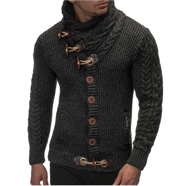 Mens Wool Cardigan