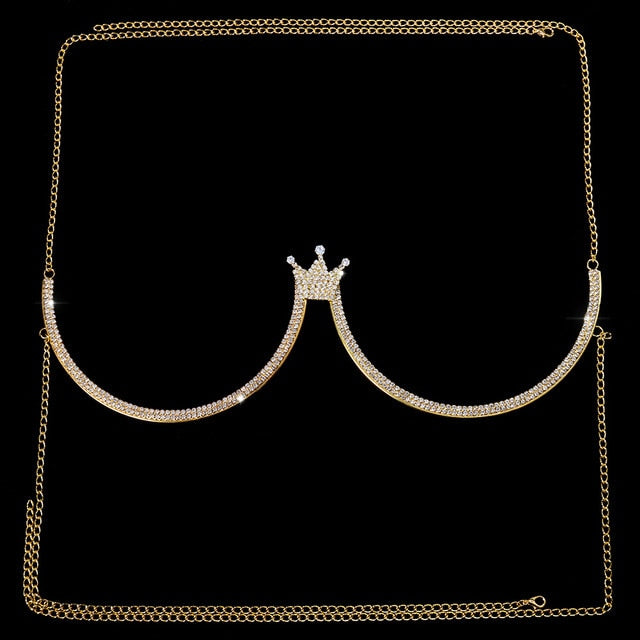 Chest Bracket Double Pendant Heart