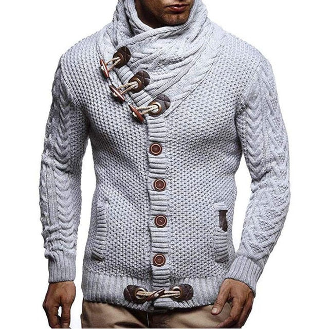 Mens Wool Cardigan