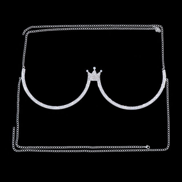 Chest Bracket Double Pendant Heart